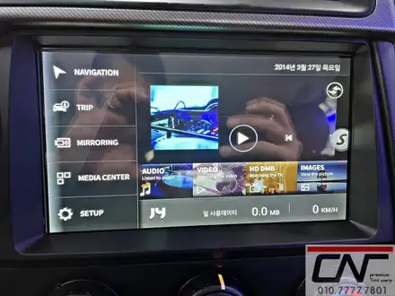 대전네비매립 * 코란도스포츠 일체형네비매립 T6000시공 / 대전 서구 시공 사진