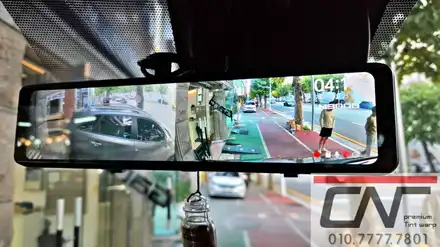 대전디지털룸미러블랙박스 : 뒤가 보이지 않는 르노마스터 디지털룸미러 활용과 보조배터리 시공기 / 대전 서구 가장동 시공 사진