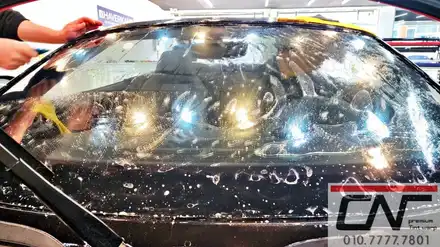 아우디 R8스파이더 앞유리 보호필름 대전윈드쉴드 / 대전 서구 시공 사진