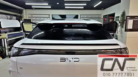 대전블랙박스설치 : BYD 씨라이언7 외장 룸미러 블랙박스 시공 (스포일러형) / 대전 서구 가장동 시공 사진