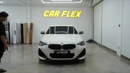BMW G42 m240i 사틴블랙 락그레이 메탈릭 전체랩핑 / 서울 강서구 시공 사진