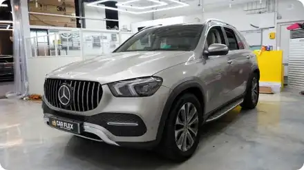 벤츠 X167 GLE 전체랩핑 고광도블랙 도장과 같은 퀄리티! / 서울 강서구 시공 사진