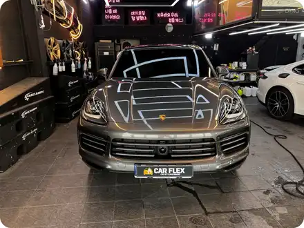 포르쉐 카이엔신차 프론트범퍼 PPF 헤드라이트 PPF / 서울 강서구 시공 사진