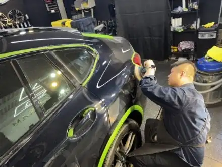 강서구 주차장 석회물 제거 (보상방법,보험처리) / 서울 강서 시공 사진