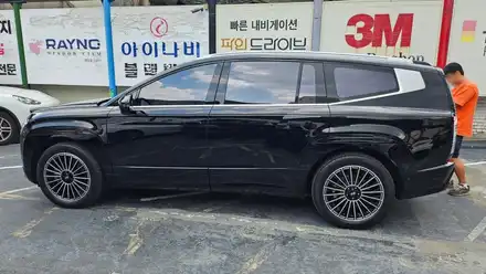 영등포 아이오닉9 신차 썬팅) 생고뱅 파노라마 썬팅으로 멋짐+고급미 유지 성공! / 영등포구 문래동 시공 사진