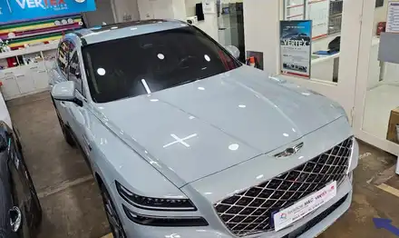 제네시스 GV80쿠페 베링블루 루마버텍스900 전면30% 측후면5% / 영등포구 문래동 시공 사진