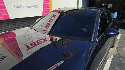 수입차 썬팅 부분 재시공 ) 파나메라4S 앞유리 썬팅 재시공 /스펙트럼50% → 럭스 X 30% (농도↓ 열차단 ↑) / 영등포구 문래동 시공 사진