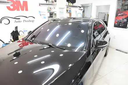 [벤츠 S560] 전면CR40%+측후면CT15%+썬루프CR40% / 서울 서초구 시공 사진