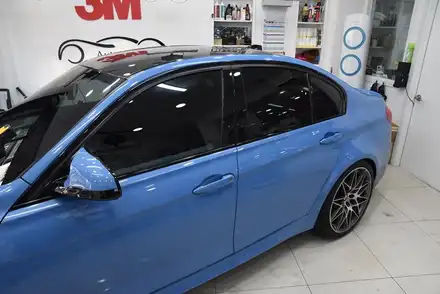 BMW M3 3M썬팅 PPF( 도어컵 도어엣지 트렁크리드 주유구 헤드라이트 ) / 서울 서초구 시공 사진