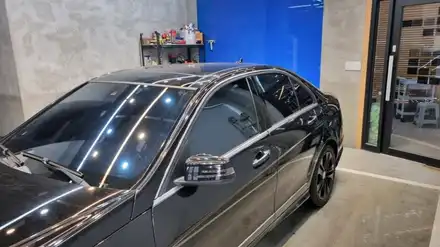 2012년 W204 벤츠C클래스 블락포디 스카이블루 시공사진 / 서울 서초구 시공 사진