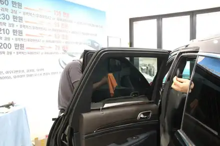 수입차썬팅추천 지프썬팅 JEEP그랜드체로키 SKC썬팅 울트라 시공기 / 서울 서초구 시공 사진