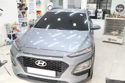 코나썬팅 전면썬팅 레이노S7 코나전면썬팅 자외선차단썬팅 선명한시인성썬팅 / 서울 서초구 시공 사진