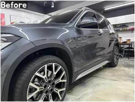 BMW X1 크롬죽이기 부분랩핑 시공 / 서울 동작구 시공 사진