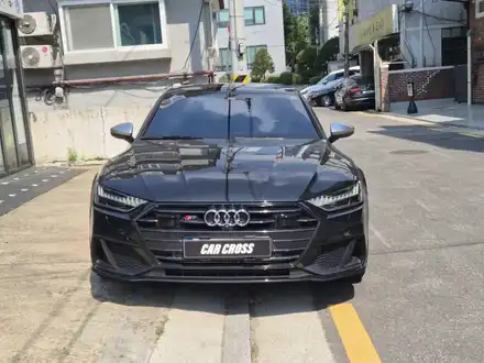 아우디 S7 실내 무광 카본랩핑 / 경기 광명 시공 사진