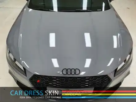 신형 Audi TTS 시멘트 컬러 (에이버리)락그레이 전체랩핑 / 인천 서구 시공 사진