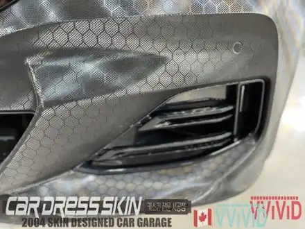 BMW M850i \'헥스블랙카본\' 벌집 카본 무광 카본 비비드(VViViD) 카본랩핑 / 인천 서구 가좌동 시공 사진