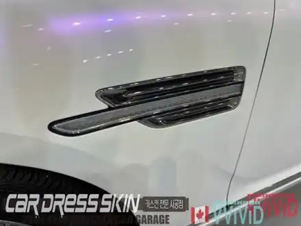 제네시스 G90 화이트카멜레온 화이트+라벤더펄 택랩 정품랩핑 / 인천 서구 가좌동 시공 사진