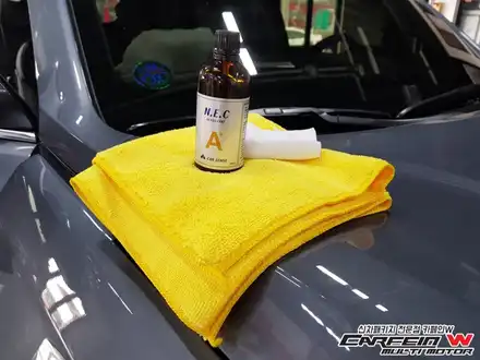 뷰티풀코란도 유리막코팅(신차패키지 전문점 카페인W) / 대구시 수성구 시공 사진