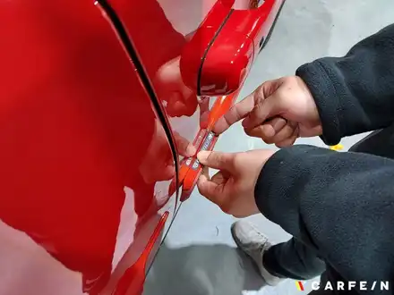서울 가디언도어가드 시공, 지프 레니게이드 문콕방지 예방 / 대구시 수성구 시공 사진