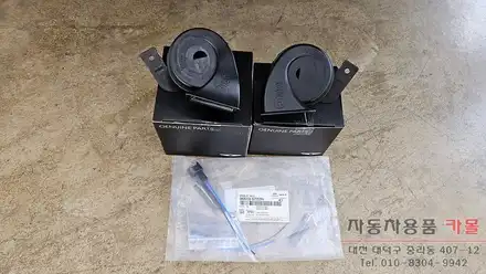대전 포터2 EV 클락션(경음기, 혼)을 제네시스 순정혼으로 교체 / 대전 대덕 시공 사진