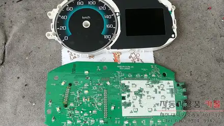 스파크 계기판 깜빡이 LED 고장 수리 대전 세종 / 대전 대덕 시공 사진