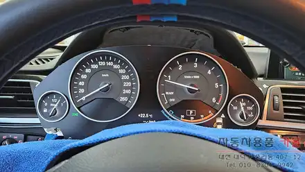 대전 2017 BMW 320d F30 계기판 화이트로 색상변경 LED작업 / 대전 대덕 시공 사진