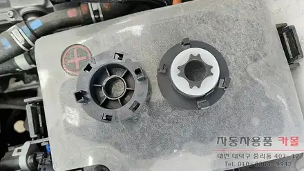아이오닉 하이브리드 전조등 할로겐 램프를 브라비오 합법 LED전조등으로 교체하기 / 대전 대덕 시공 사진