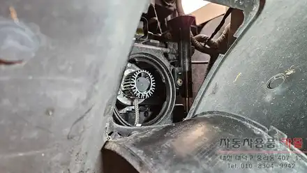 대전 2018 코나 전조등 할로겐 램프를 합법인증 브라비오 LED전조등으로 교체하기 / 대전 대덕 시공 사진