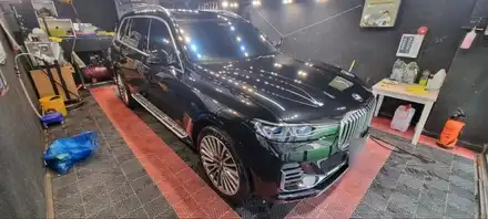원주디테일링 원주손세차 원주광택 원주유리막 원주실내크리닝 bmw X7대형 SUV손세차 / 강원 원주 시공 사진