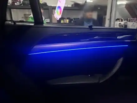 BMW X6 실내 엠비언트라이트로 실내 분위기를 변화시켜보다 / 구미, 대구 시공 사진