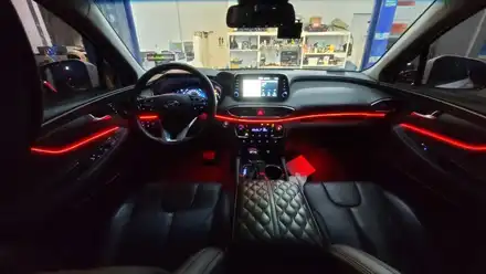 [구미디지나인커스텀] 싼타페TM DMX비노출엠비언트 / 풋등 시공 / 구미, 대구 시공 사진