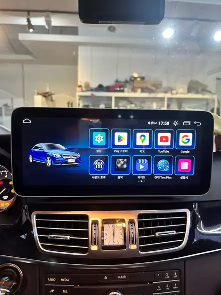 W212 E클래스 안드로이드 올인원 시공으로 다양한 기능들을 만나보자 / 벤츠 / E-클래스 W212 / 구미, 대구 시공 사진