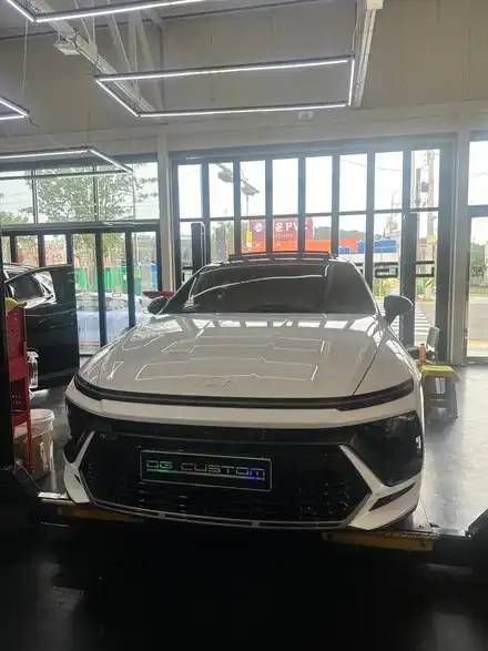 현대 쏘나타 디엣지 N라인 에이비클 엠비언트라이트를 만나다 시공 사진