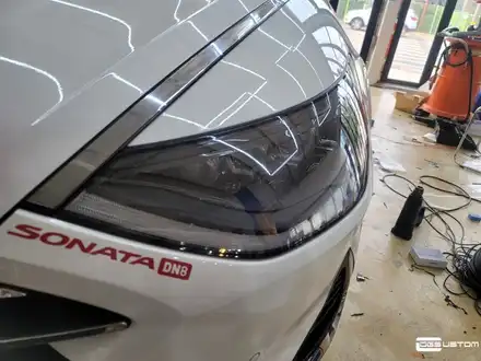 쏘나타DN8  헤드라이트 PPF 시공 By. 구미 디지나인커스텀 / 구미, 대구 시공 사진