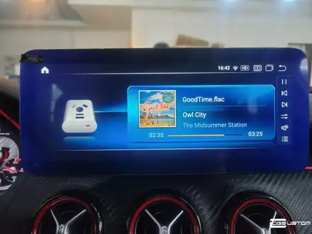 [구미디지나인커스텀]벤츠 C117,W176 안드로이드올인원 10.25인치 장착! / 구미, 대구 시공 사진