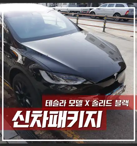 테슬라 모델X 솔리드 블랙 신차패키지, 광진구 신차패키지, 테슬라 모델X 신차패키지 / 서울 광진구, 중곡, 건대 시공 사진