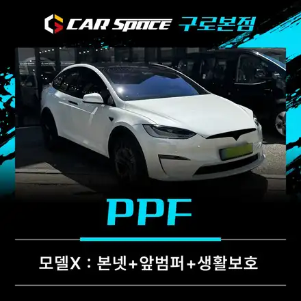 테슬라 모델X PPF 꼭 전체로 해야 할까? 필요한 부위만 실속 있게 / 서울 구로 영등포 시공 사진