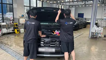 특별했던 컬러 투싼 아마존그레이 신차검수 열선 체크해본 결과! / 서울 구로 영등포 시공 사진