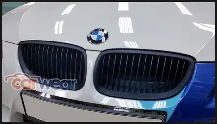 [청주튜닝샵]- 카웨어 - BMW(E92)M3 엔젤아이 링벌브 교체,그릴 랩핑(무광),보닛 덕트 포인트랩핑 작업 / 충북 청주 청원 시공 사진