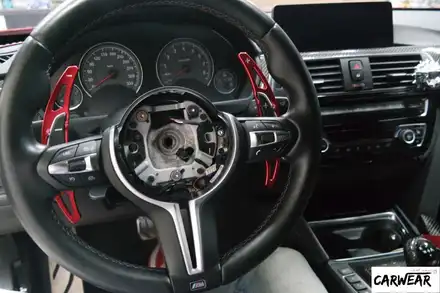 청주 F82 BMW M4 M핸들 M1,M2 레드버튼 교체기 / 충북 청주 청원 시공 사진