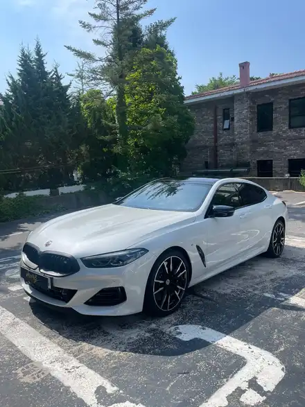 BMW M850i 아트더랩 마이애미블루 전체랩핑 / 성남 판교 분당구 시공 사진