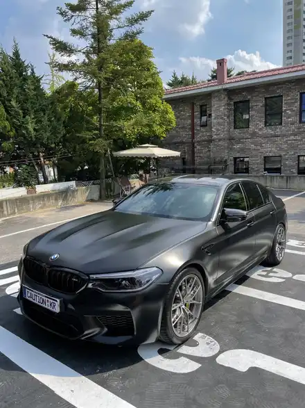BMW M5 무광블랙 전체시공 / 성남 판교 분당구 시공 사진