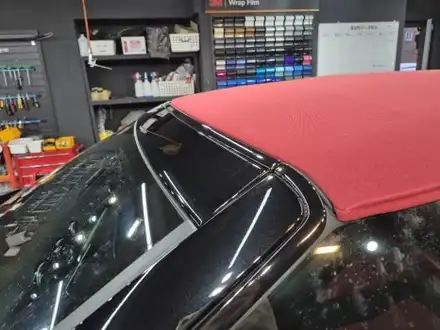 강남 양재 랩핑, 메르세데스 - AMG CLE 53 카브리올레, 크롬 죽이기 크롬 딜리트 / 강남구 역삼동 시공 사진