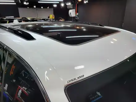 JEEP GRAND CHEROKEE L OVERLAND, 루프 스킨 부분 랩핑 시공, 자동차 드레스 업 전문 _ 쪼군샵 / 서초, 강남, 양재 시공 사진