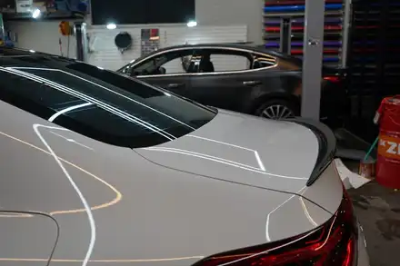 벤츠 CLA45amg 블락포디 스카이 블루 반사 썬팅+PPF생활보호패키지 안산 보헤미안 / 안산,시흥,화성 시공 사진