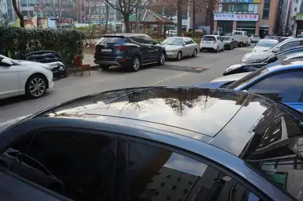 안산 아우디 A3 사이드미러 랩핑+루프스킨 / 안산시 단원구 고잔동 시공 사진