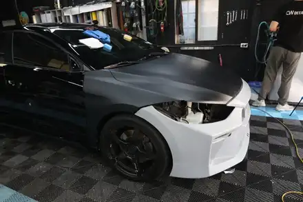 창원 랩핑ㅣ 정말 힘들었던 아반떼 AD 전체랩핑 / 창원시 의창구 동읍 시공 사진