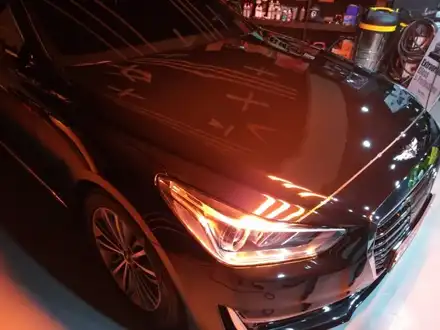 대전시 동구 용전동 리플렉션 디테일링 세차 광택 유리막코팅 제네시스 EQ900 / 대전 대덕구 비래동 시공 사진