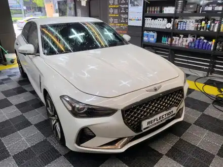 제네시스 G70 세차 대전시 동구 용전동 리플렉션 디테일링 광택 유리막코팅 / 대전 대덕구 비래동 시공 사진