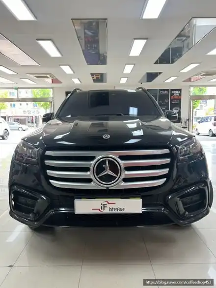 2024 벤츠 더 뉴 신형 GLS 페이스리프트 450d 가로에서 세로본능으로 그릴 교체하다 / 부산 남구 시공 사진